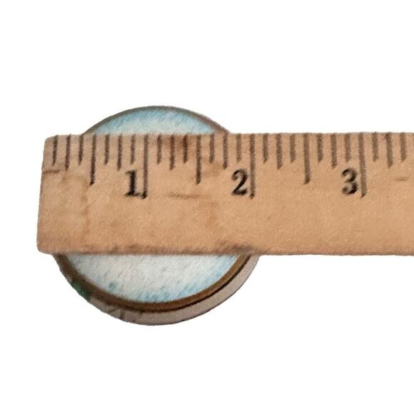 TESA Hand Painted Mini Pottery Vase Desert Scene Cactus Sun Southwest Mexico - Picture 10 of 11